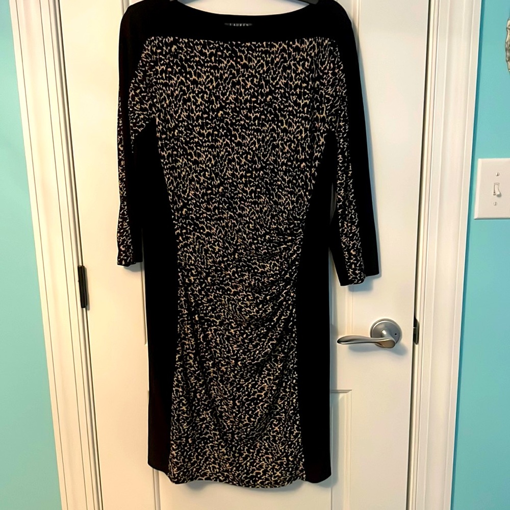 Ralph Lauren ruched dress. Size 14 like new condition.